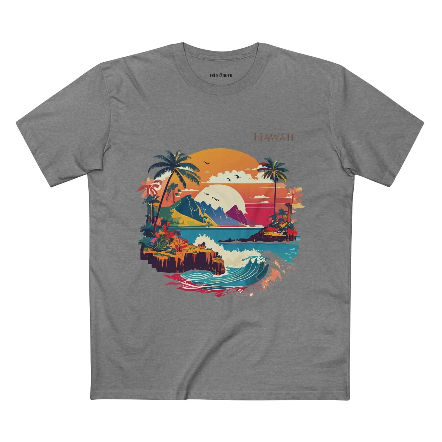 US State Shirts Hawaii Shirt Premium Unisex Cotton Tee With Original Art Design Collection