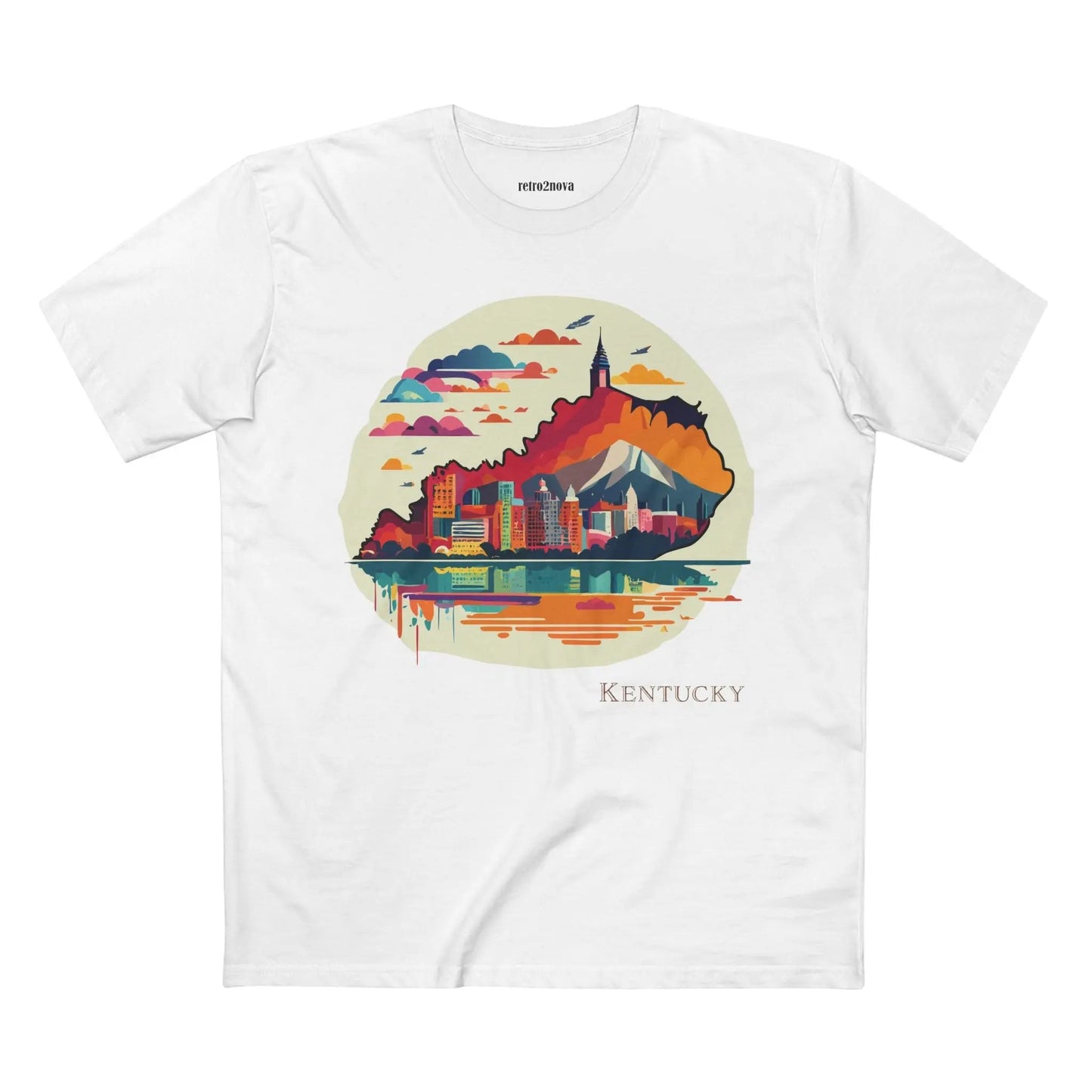Kentucky State Shirt Unisex Premium Cotton Tee Original Art Graphic Design Edition