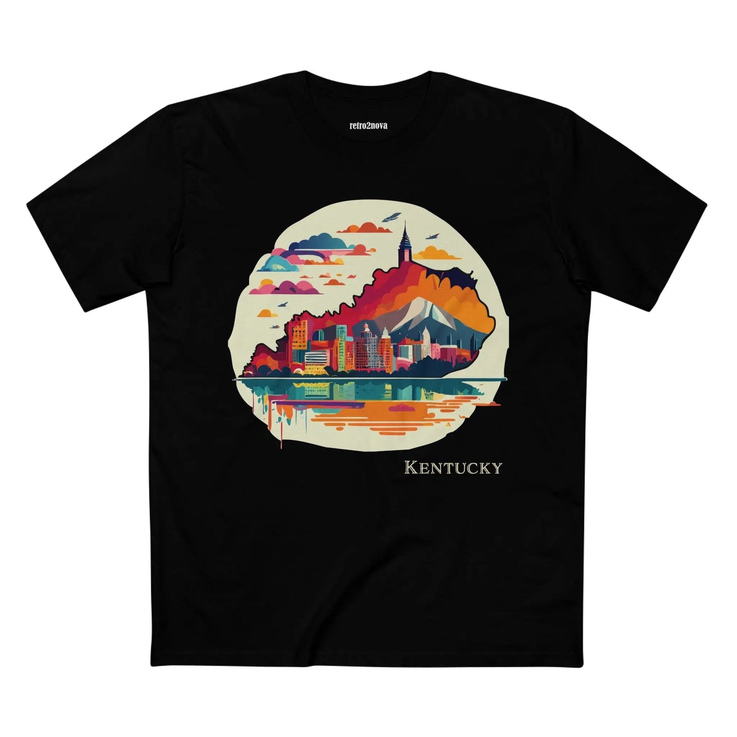 Kentucky State Shirt Unisex Premium Cotton Tee Original Art Graphic Design Edition