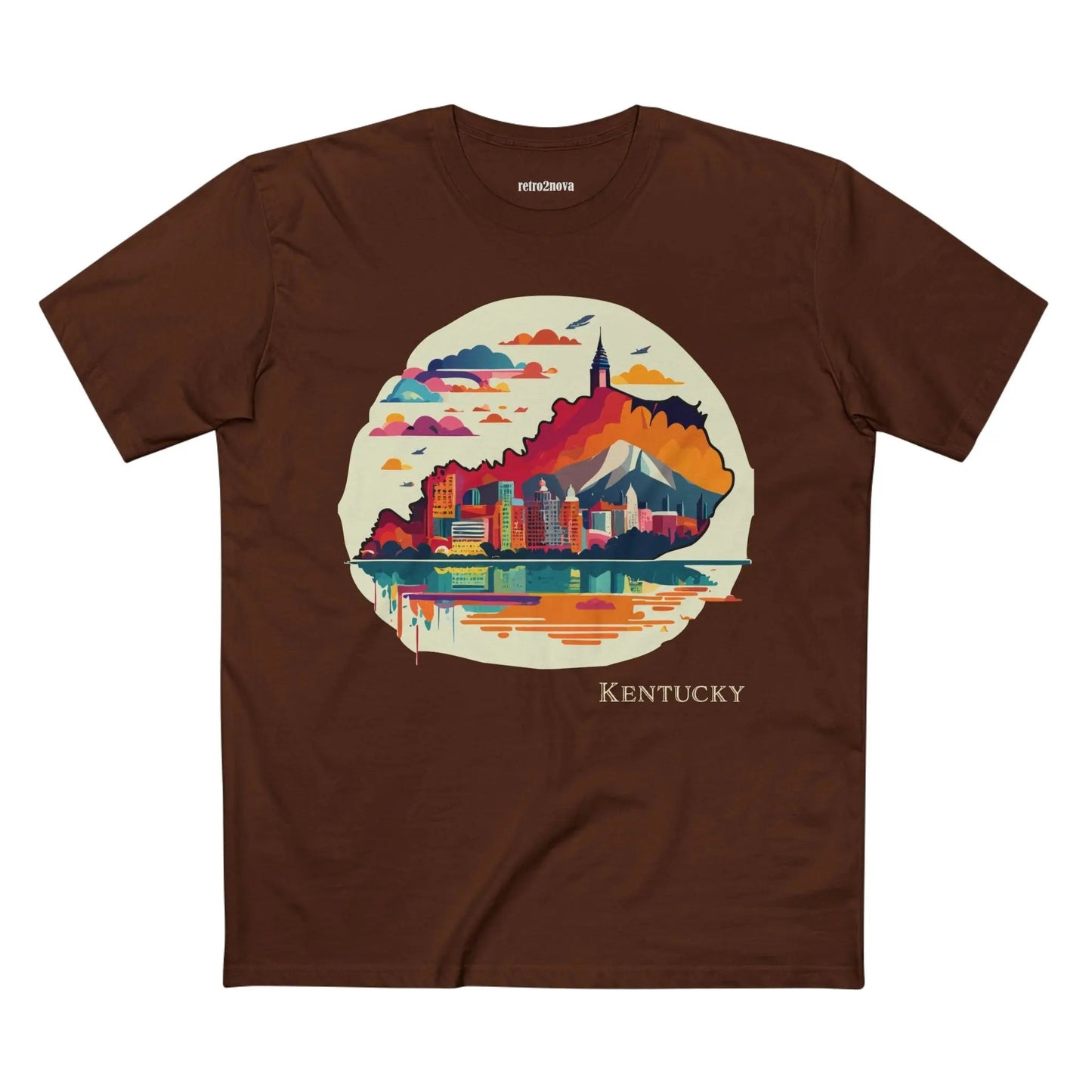 Kentucky State Shirt Unisex Premium Cotton Tee Original Art Graphic Design Edition