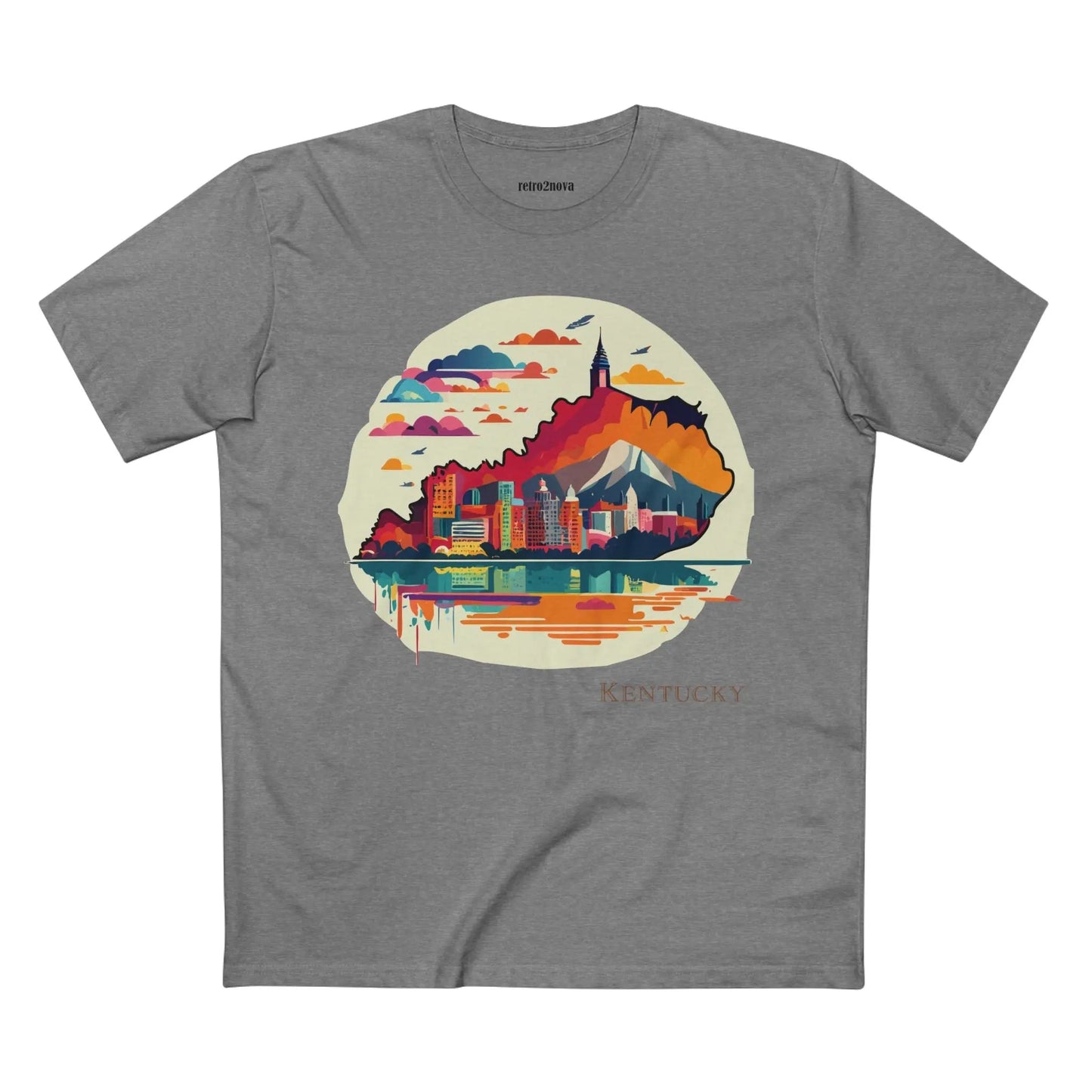 Kentucky State Shirt Unisex Premium Cotton Tee Original Art Graphic Design Edition