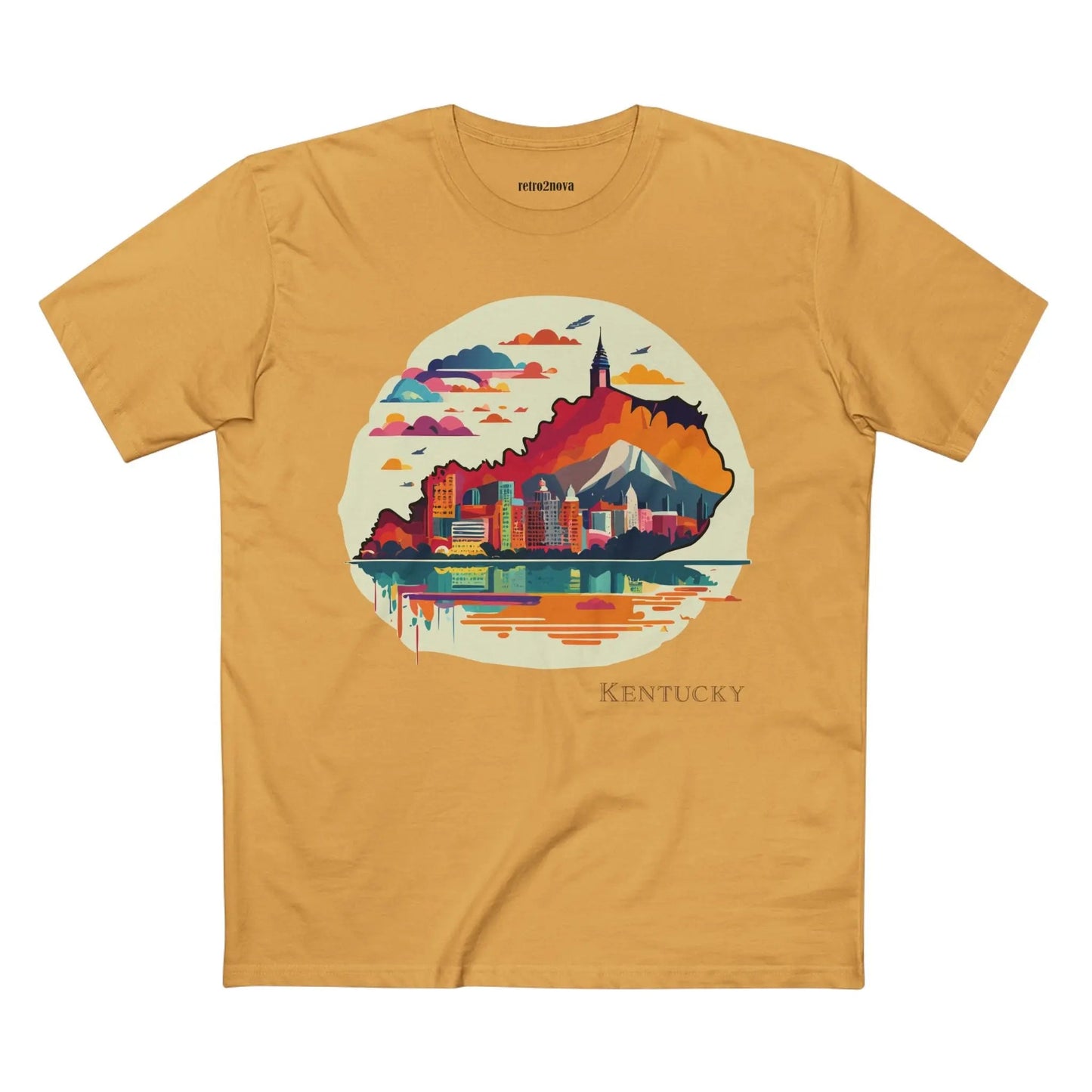 Kentucky State Shirt Unisex Premium Cotton Tee Original Art Graphic Design Edition