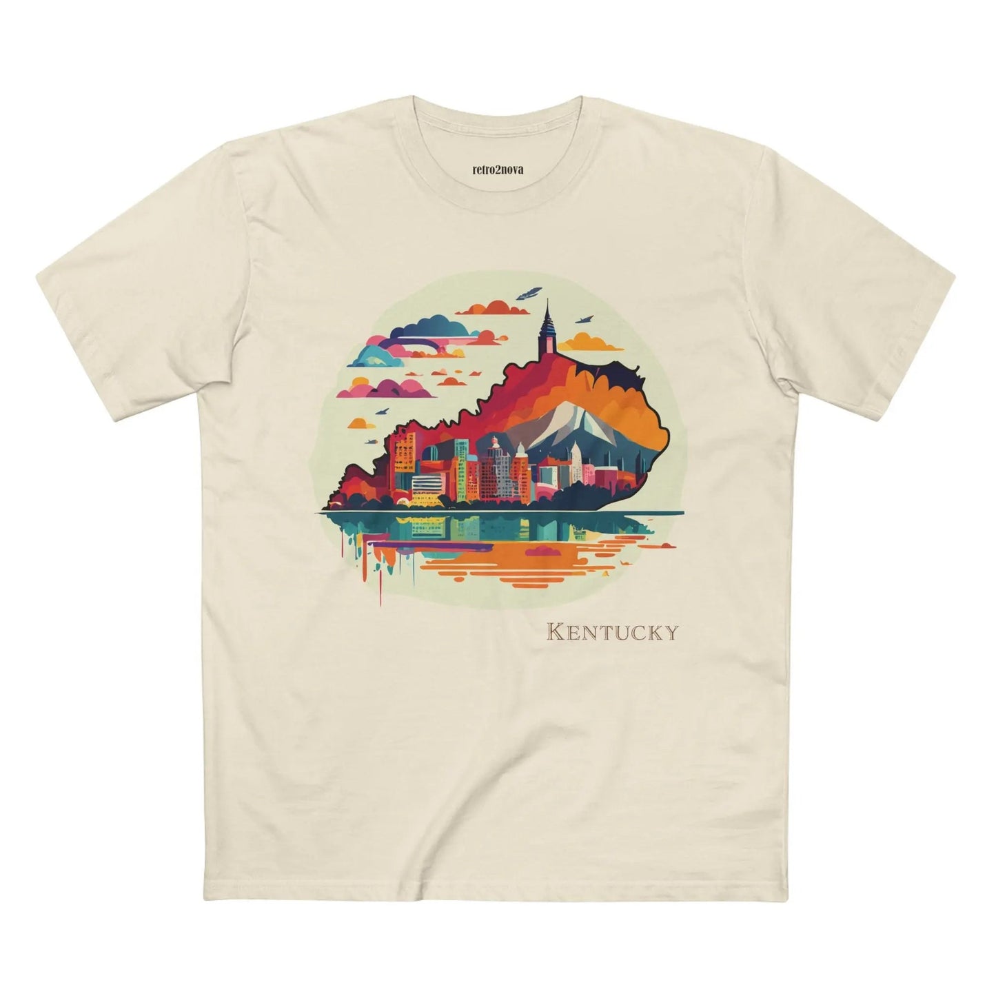 Kentucky State Shirt Unisex Premium Cotton Tee Original Art Graphic Design Edition