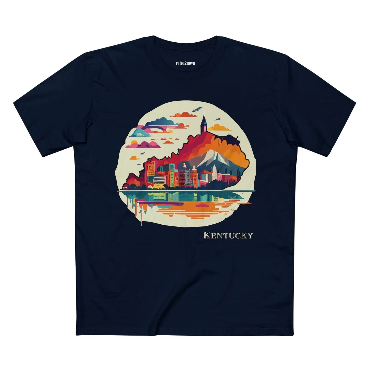 Kentucky State Shirt Unisex Premium Cotton Tee Original Art Graphic Design Edition