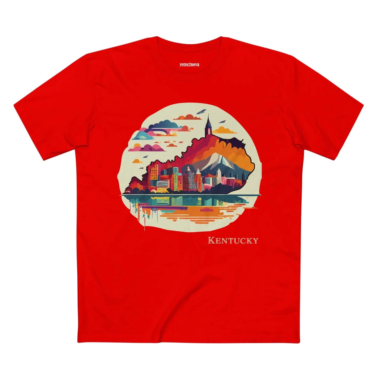 Kentucky State Shirt Unisex Premium Cotton Tee Original Art Graphic Design Edition