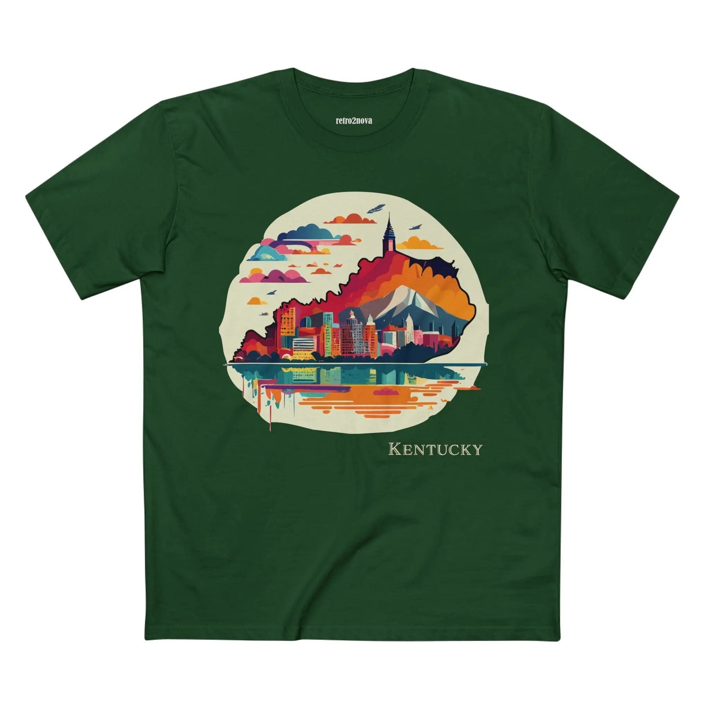 Kentucky State Shirt Unisex Premium Cotton Tee Original Art Graphic Design Edition