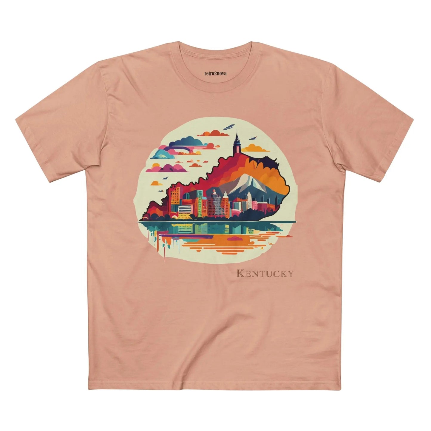 Kentucky State Shirt Unisex Premium Cotton Tee Original Art Graphic Design Edition