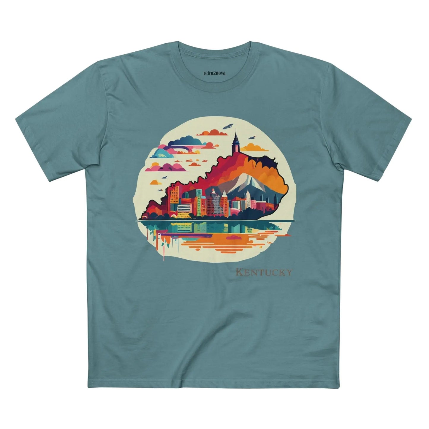 Kentucky State Shirt Unisex Premium Cotton Tee Original Art Graphic Design Edition