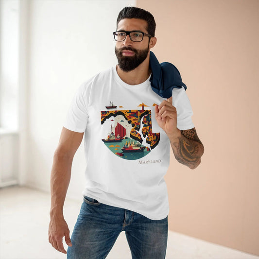 Maryland State Graphic Unisex 100 Cotton Tee 59