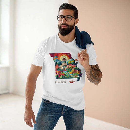 Missouri State Graphic Unisex 100 Cotton Tee 74