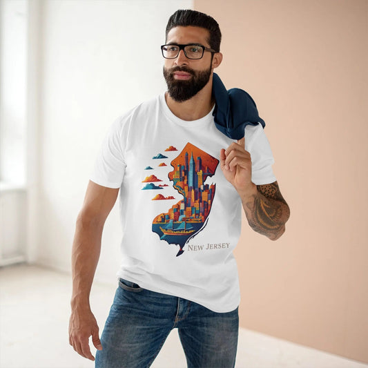 New Jersey State Graphic Unisex 100 Cotton Tee 89
