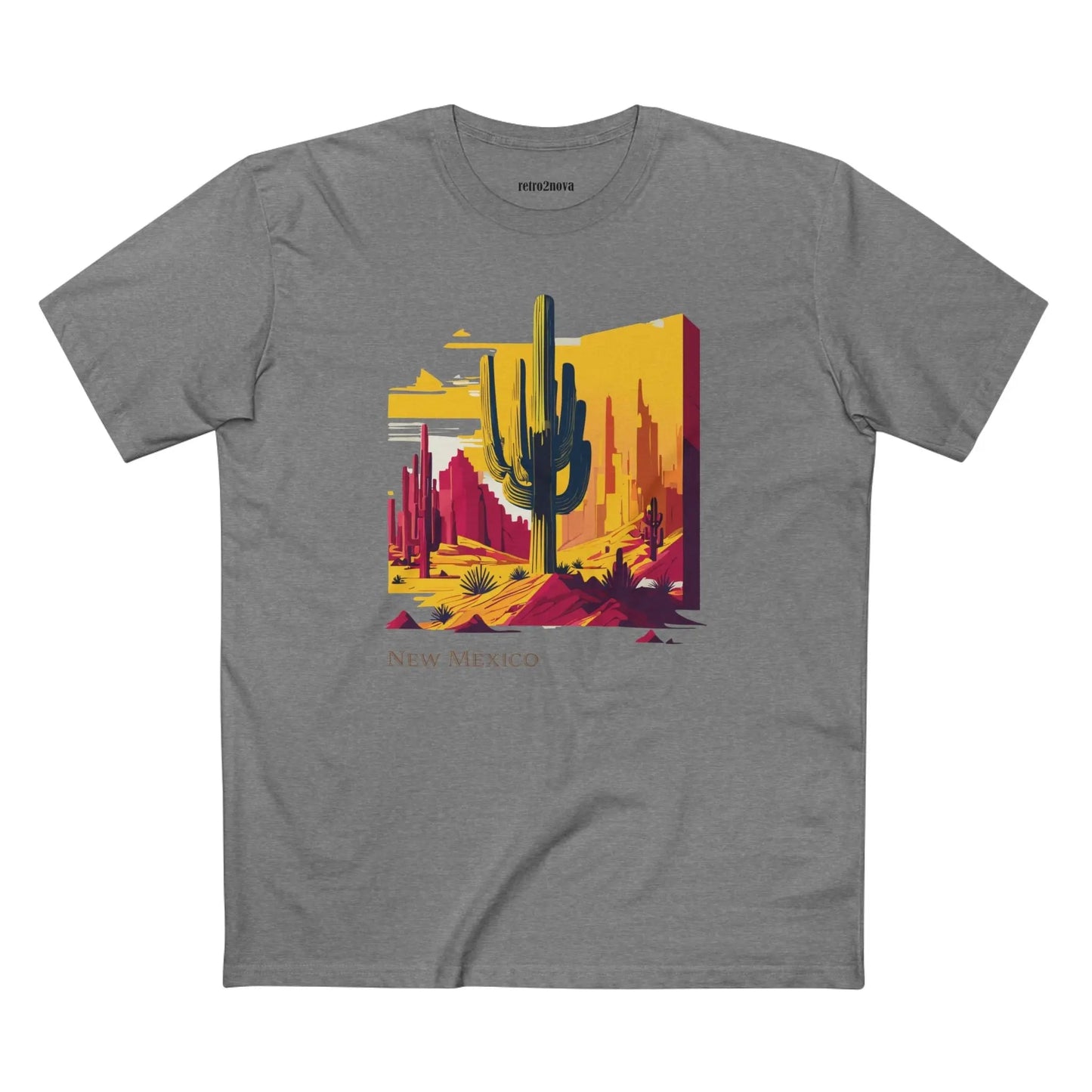 New Mexico Shirt Unisex Premium Cotton Tee Featuring Original Design From Retro2Nova Collection