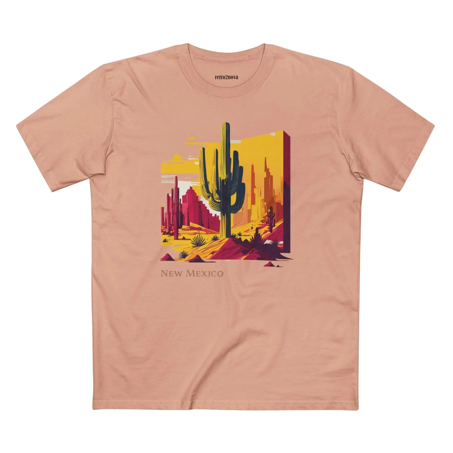 New Mexico Shirt Unisex Premium Cotton Tee Featuring Original Design From Retro2Nova Collection