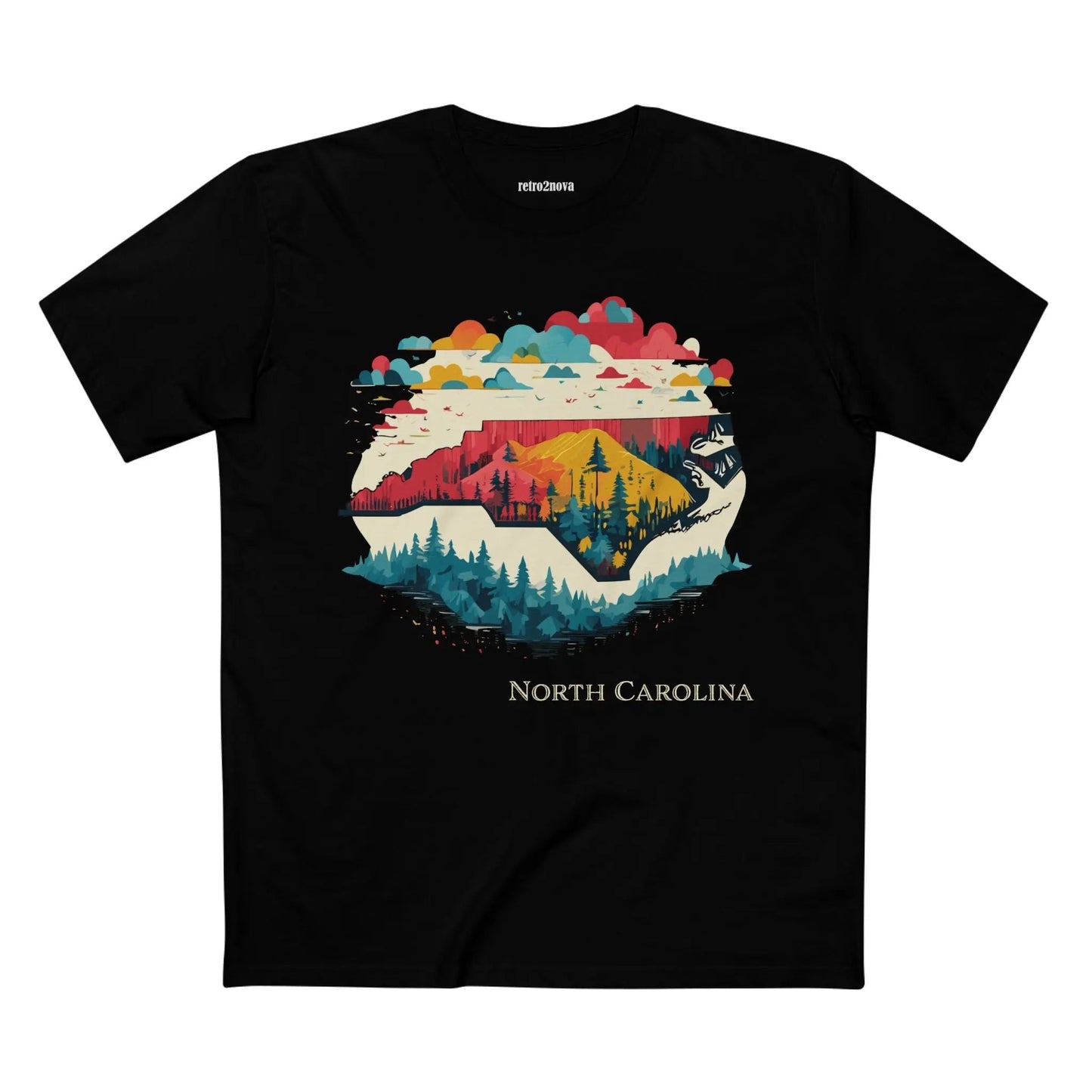 North Carolina State Shirt Unisex Premium Cotton Tee With Original Art Design Collection
