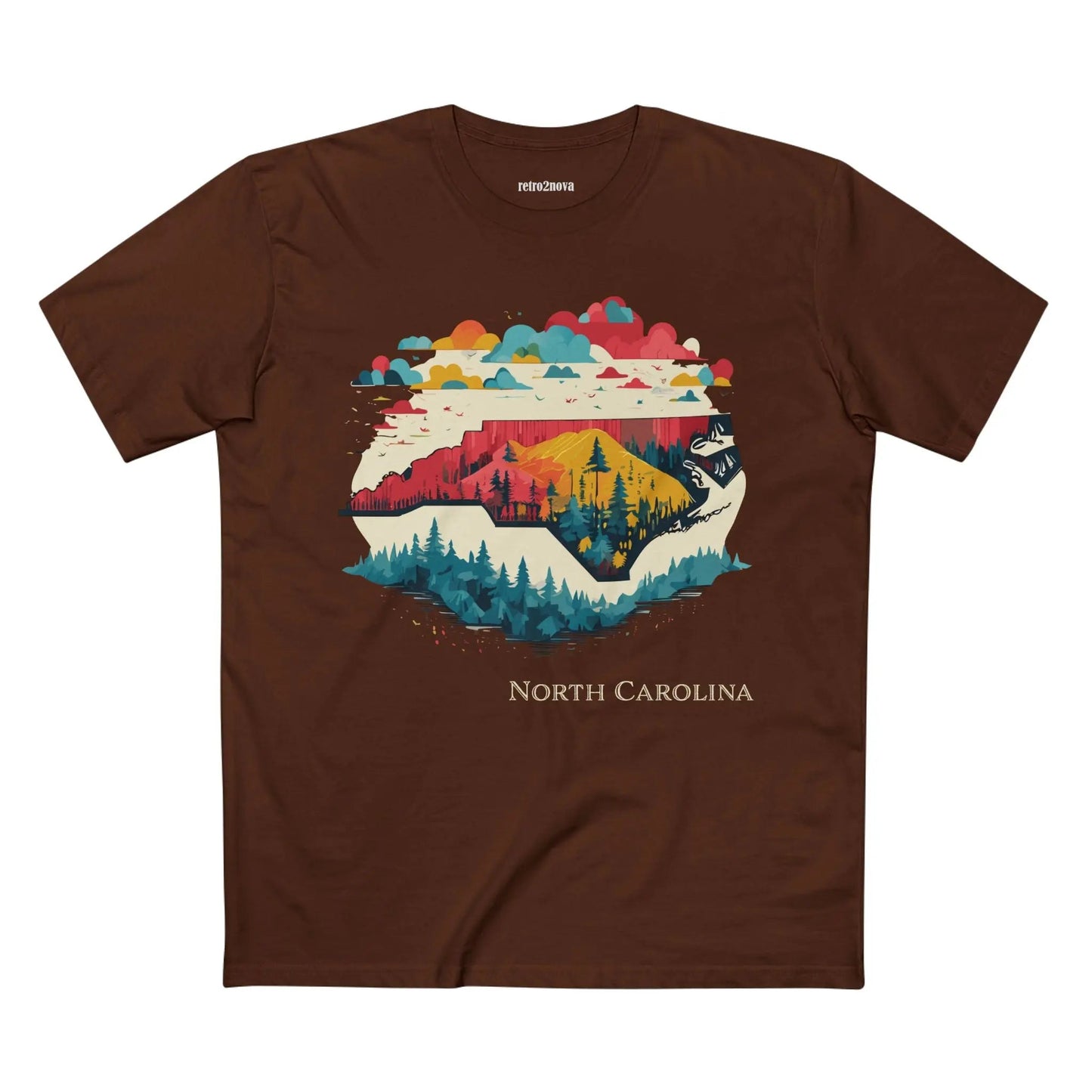 North Carolina State Shirt Unisex Premium Cotton Tee With Original Art Design Collection