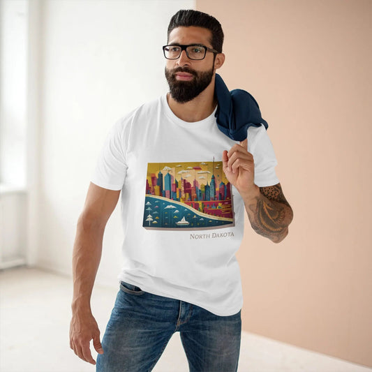 North Dakota State Graphic Unisex 100 Cotton Tee 101