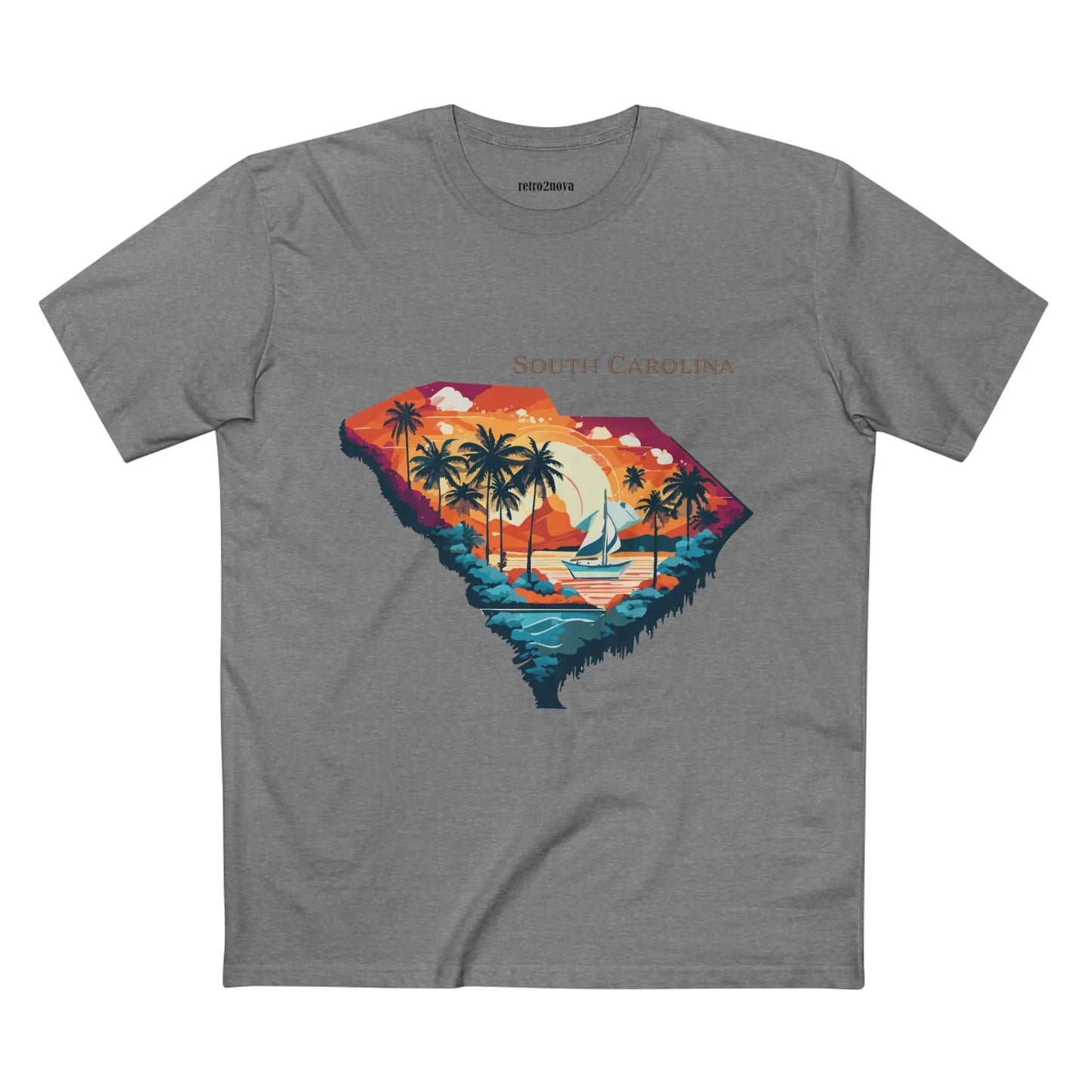 South Carolina State Shirt Unisex Premium Cotton Tee With Original Art By Retro2Nova