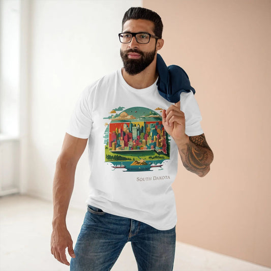 South Dakota State Graphic Unisex 100 Cotton Tee 120
