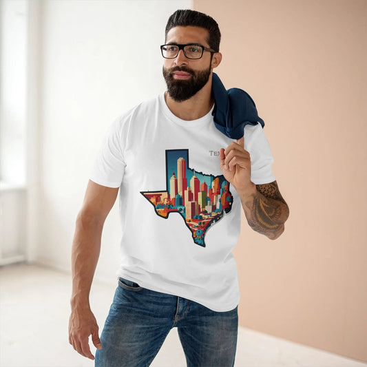 Texas State Graphic Unisex 100 Cotton Tee 127