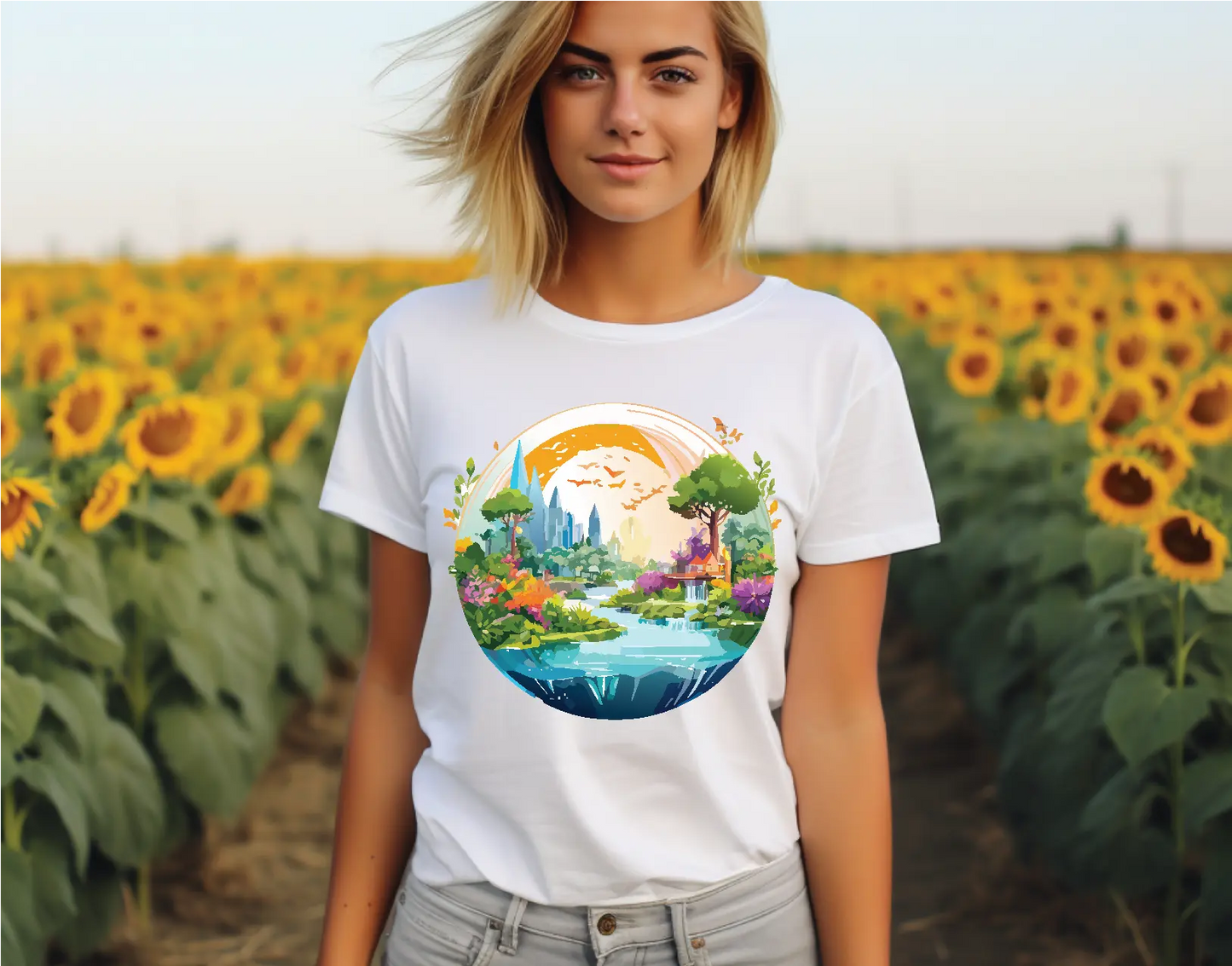 Fantasy Graphic Unisex 100 Cotton Staple Tee 15