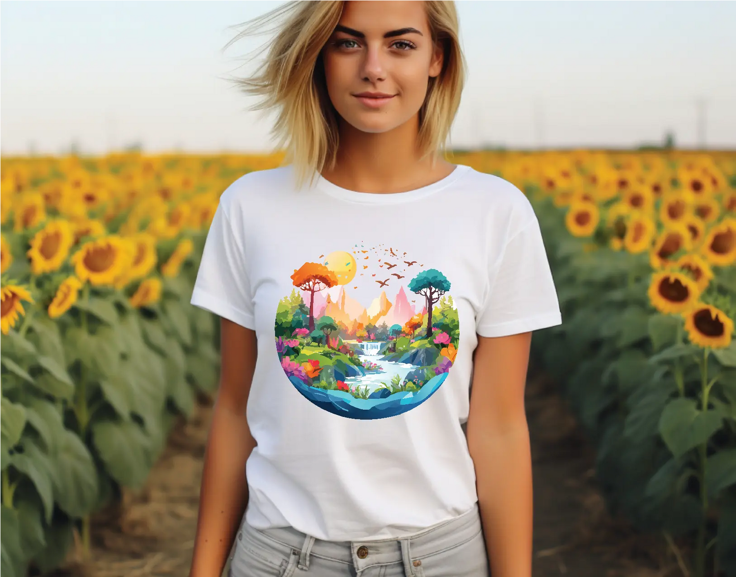 Fantasy Graphic Unisex 100 Cotton Staple Tee 22