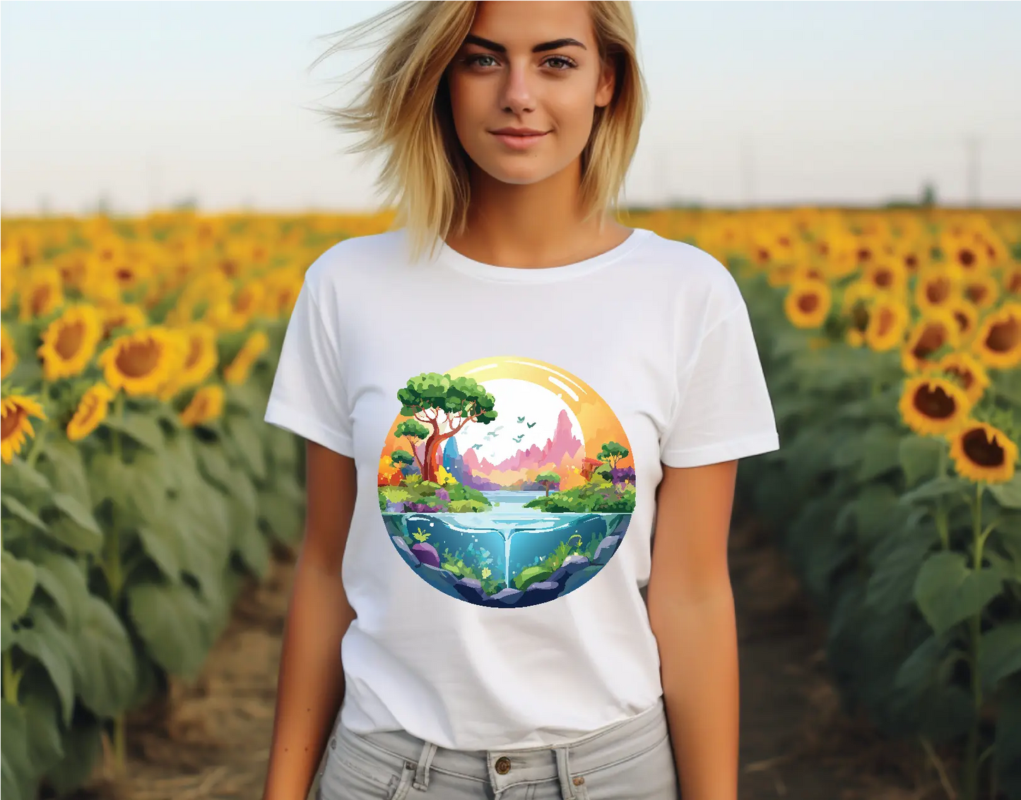 Fantasy Graphic Unisex 100 Cotton Staple Tee 20