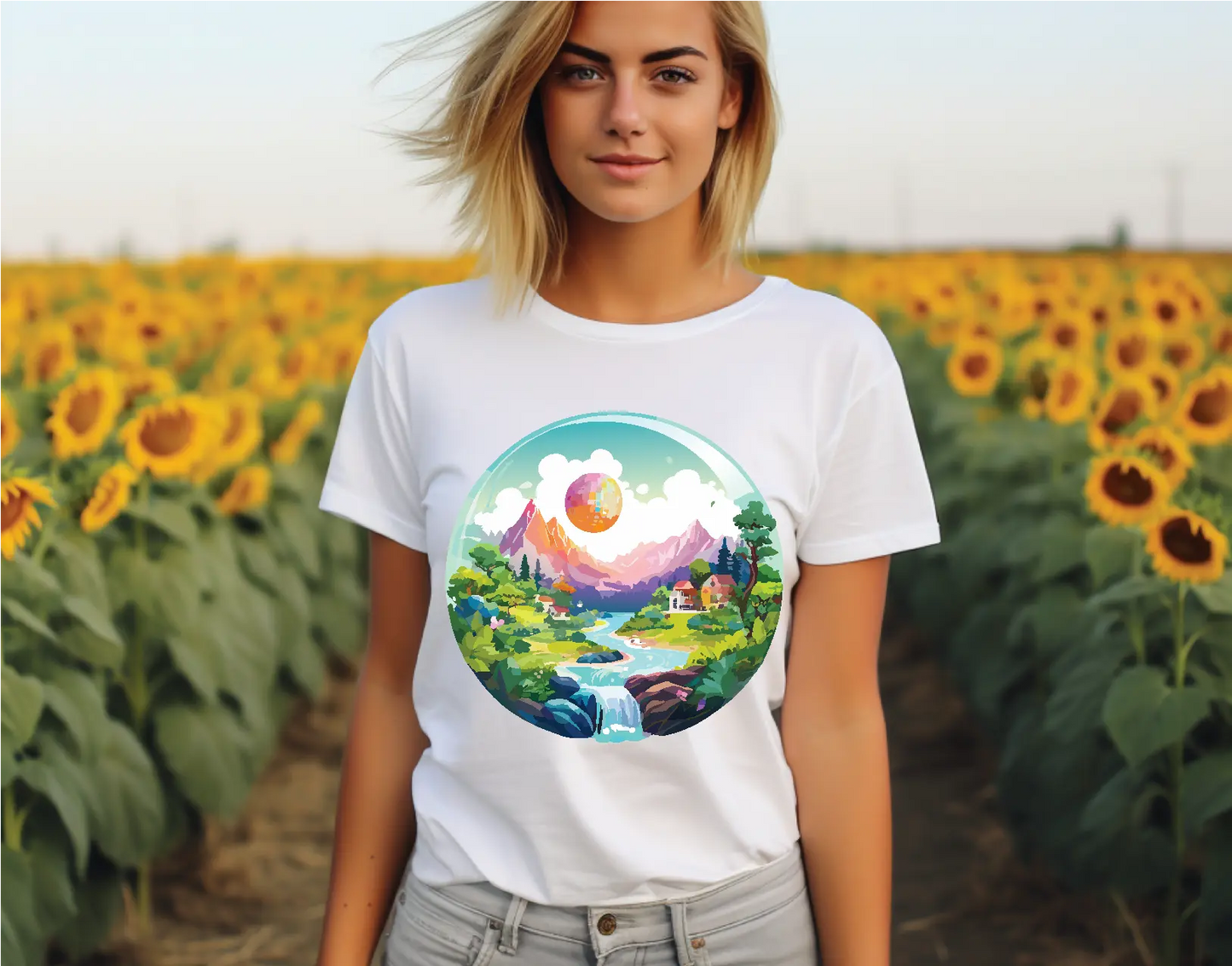 Fantasy Graphic Unisex 100 Cotton Staple Tee 19