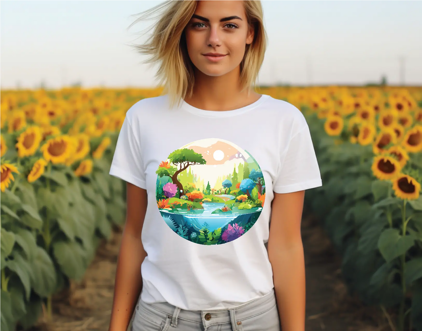 Fantasy Graphic Unisex 100 Cotton Staple Tee 16