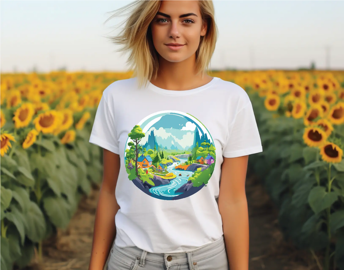 Fantasy Graphic Unisex 100 Cotton Staple Tee 14