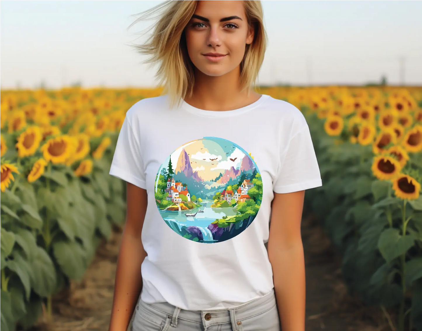 Fantasy Graphic Unisex 100 Cotton Staple Tee 13