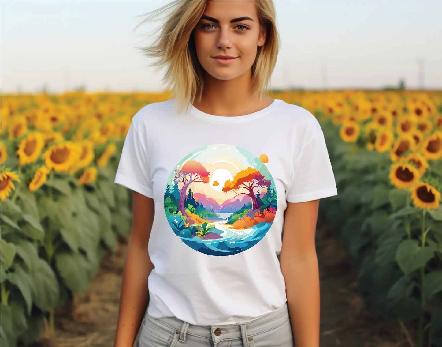 Fantasy Graphic Unisex 100 Cotton Staple Tee 30