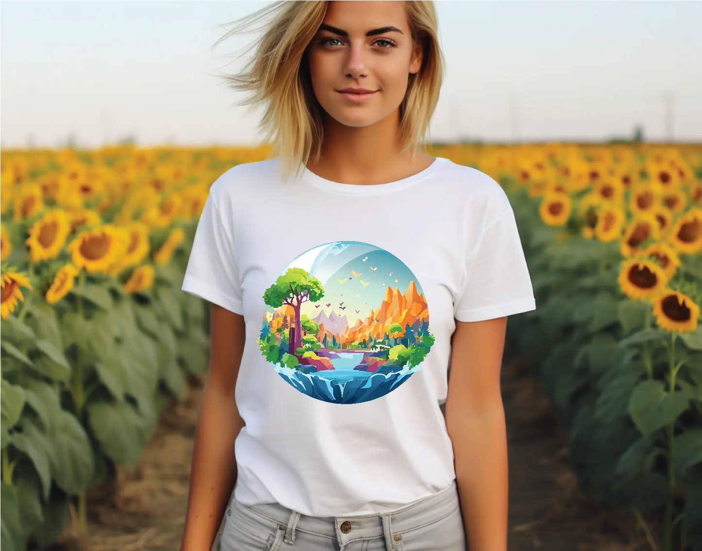 Fantasy Graphic Unisex 100 Cotton Staple Tee 12