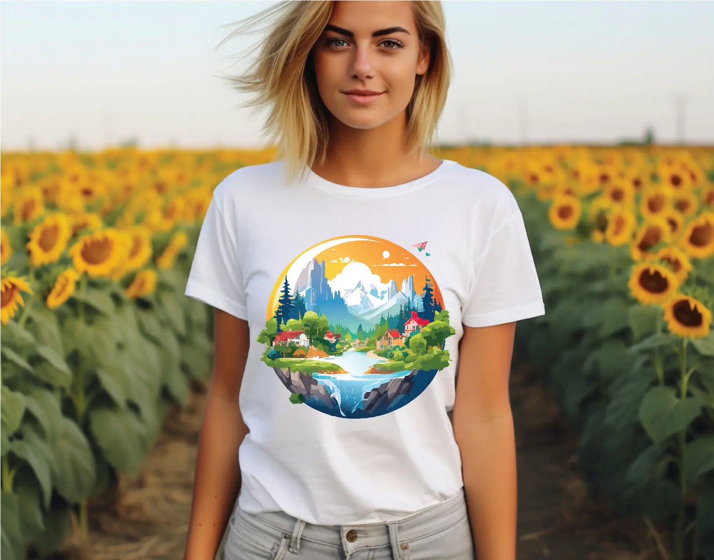 Fantasy Graphic Unisex 100 Cotton Staple Tee 8