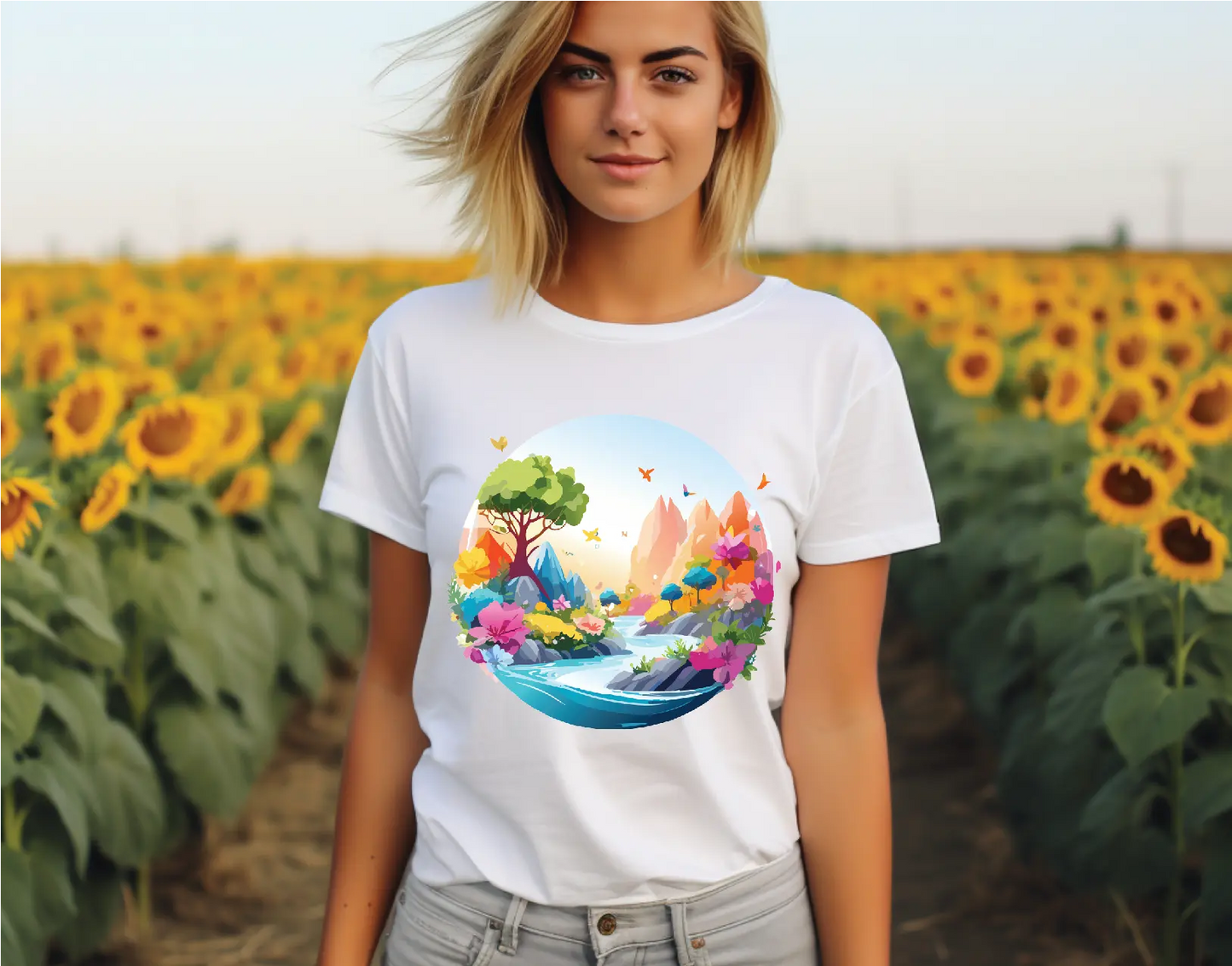 Fantasy Graphic Unisex 100 Cotton Staple Tee 7