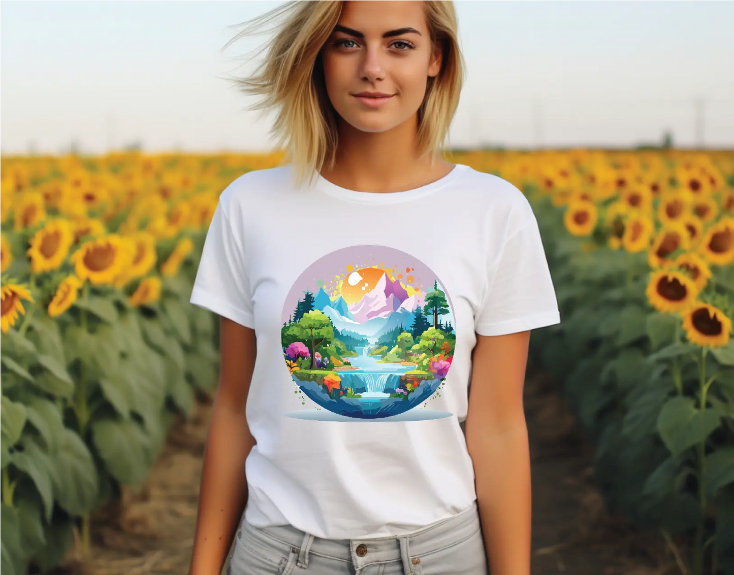 Fantasy Graphic Unisex 100 Cotton Staple Tee 6
