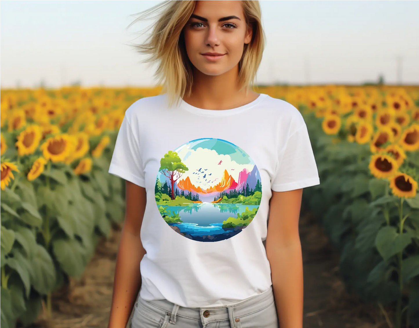 Fantasy Graphic Unisex 100 Cotton Staple Tee 28