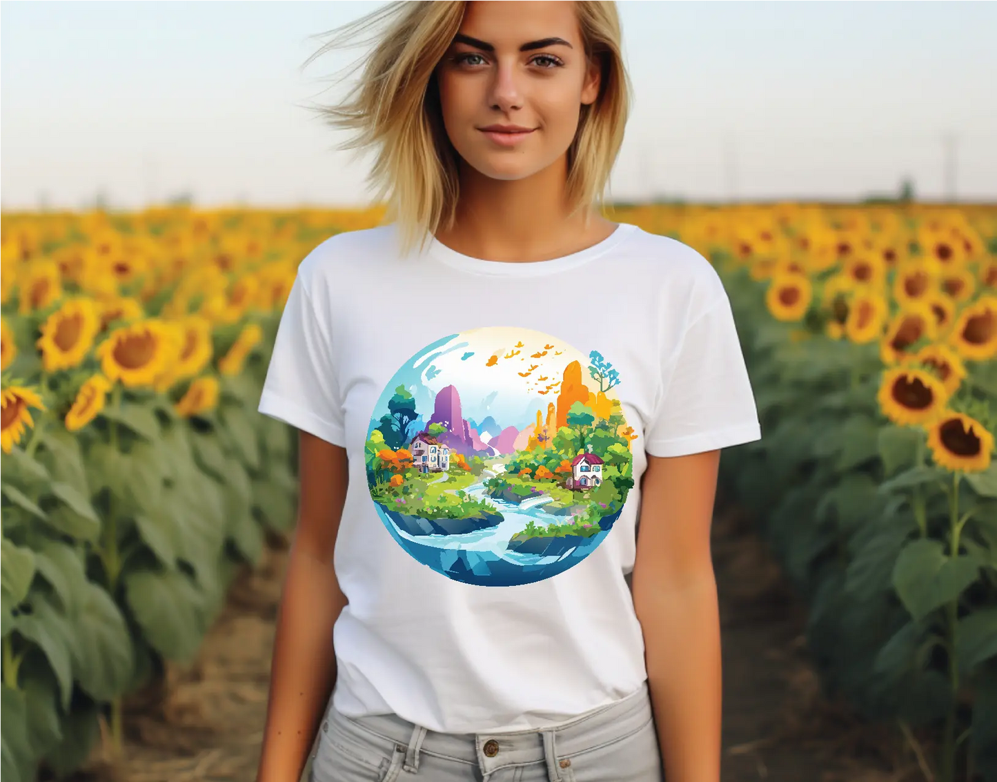 Fantasy Graphic Unisex 100 Cotton Staple Tee 27