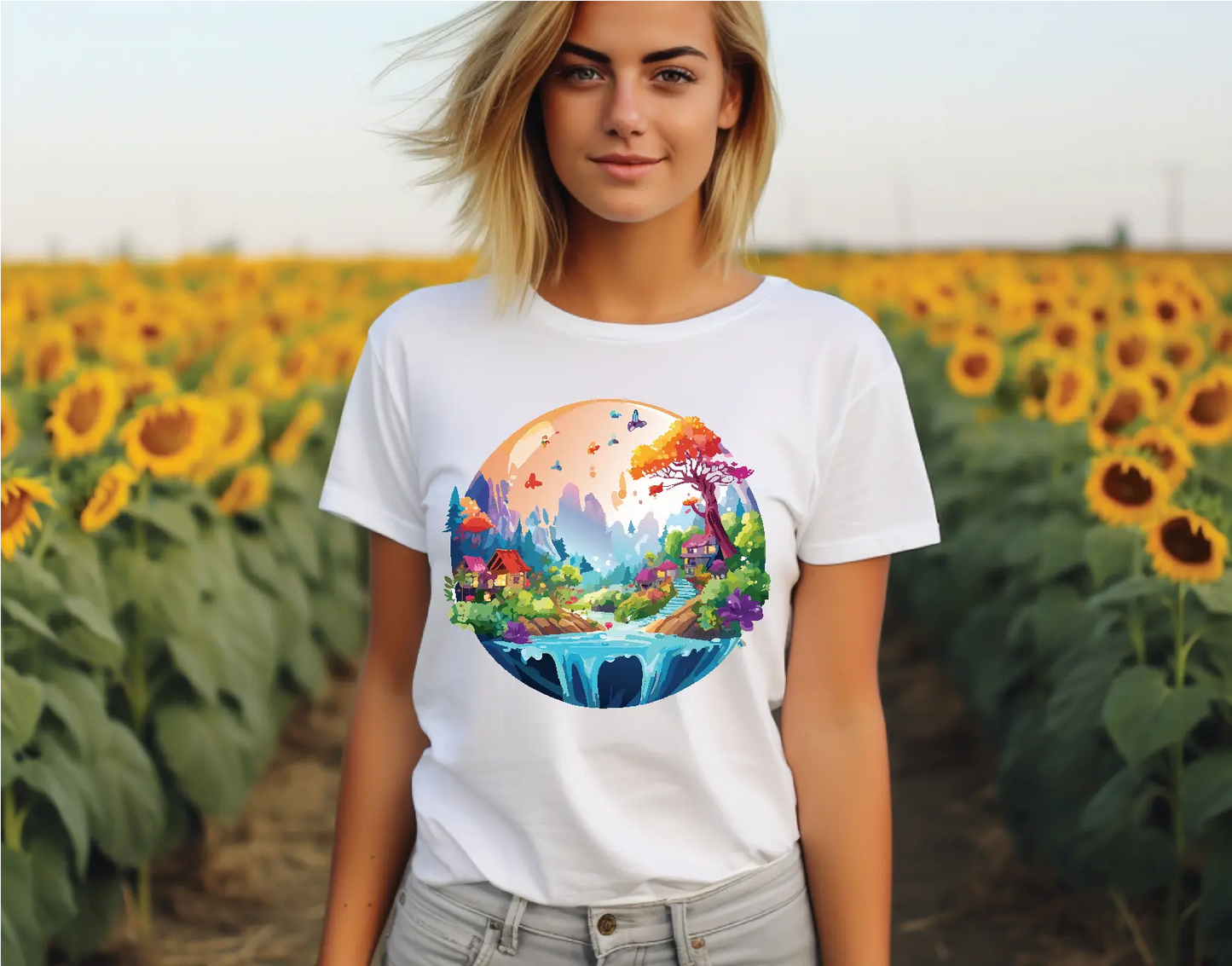 Fantasy Graphic Unisex 100 Cotton Staple Tee 26