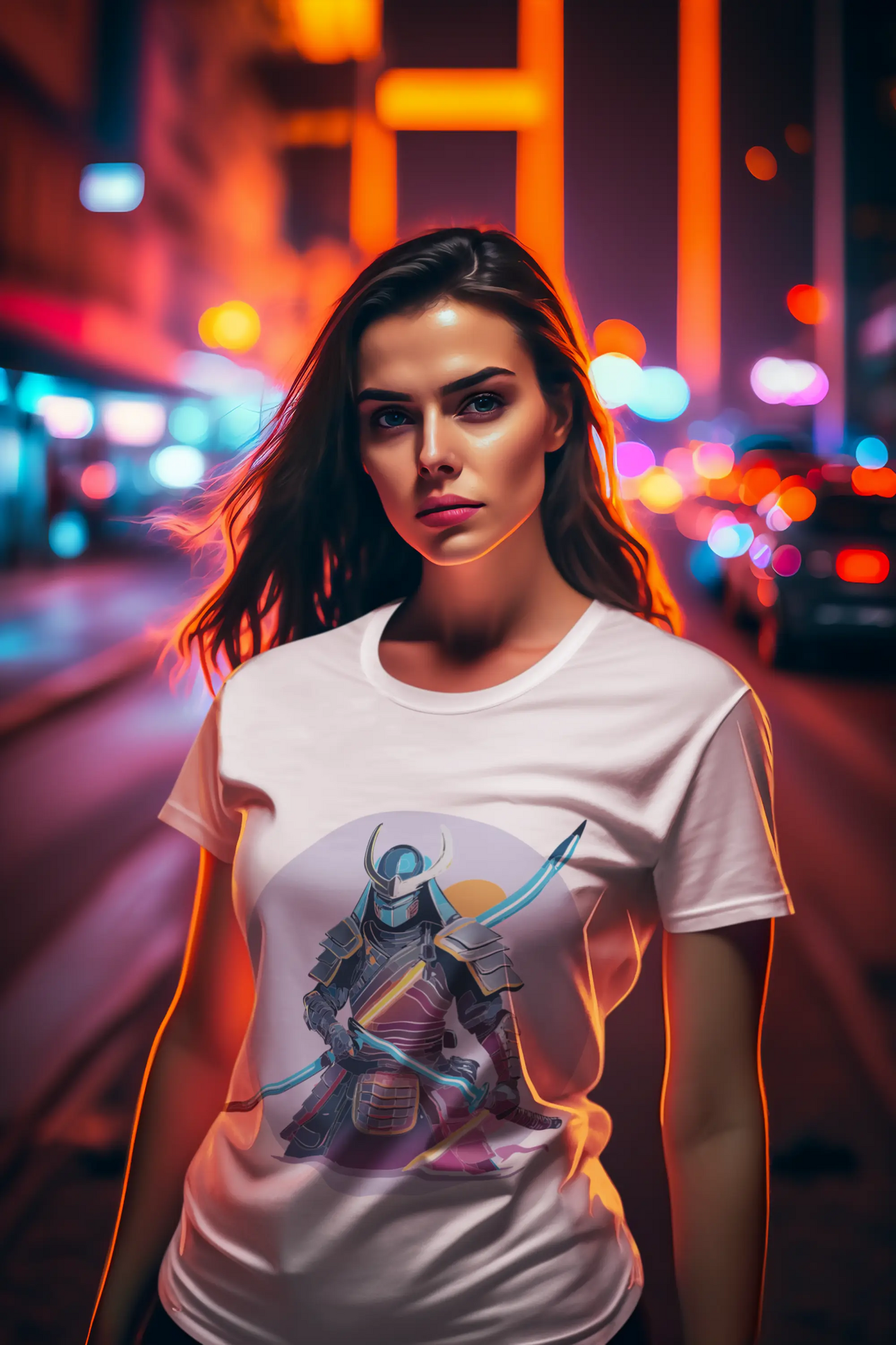 Samurai Graphic Unisex 100 Cotton Staple Tee 2