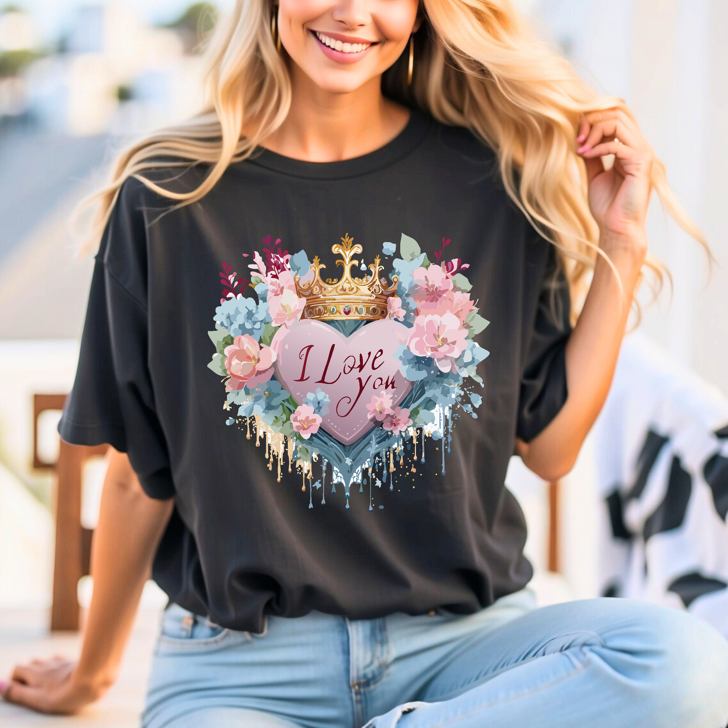 Valentine Graphic Tee Unisex Short Sleeve Jersey Shirt Adelpha Vintage Art Design
