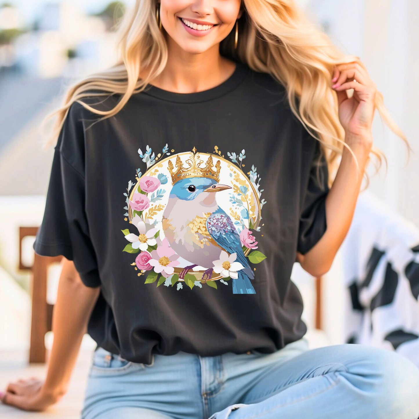 Adelpha Medallion Graphic Tee Unisex Jersey Short Sleeve Vintage Inspired Artwork