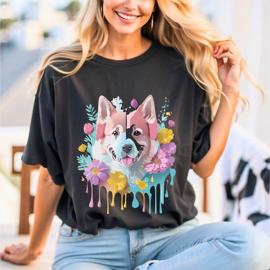 Dog Graphic Unisex 100 Cotton T-Shirt 7