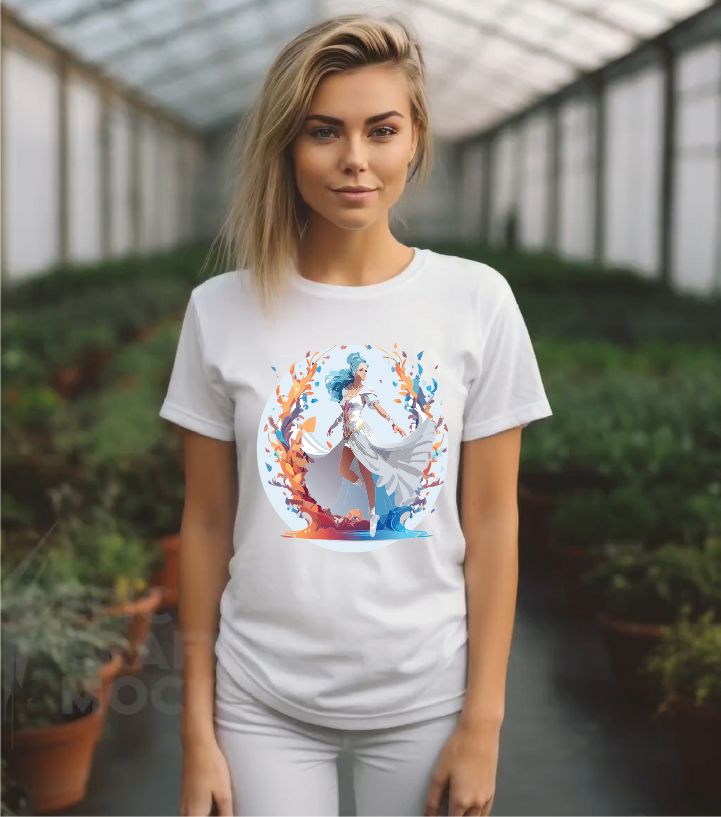 Dancer Graphic Unisex 100 Cotton Staple Tee 16