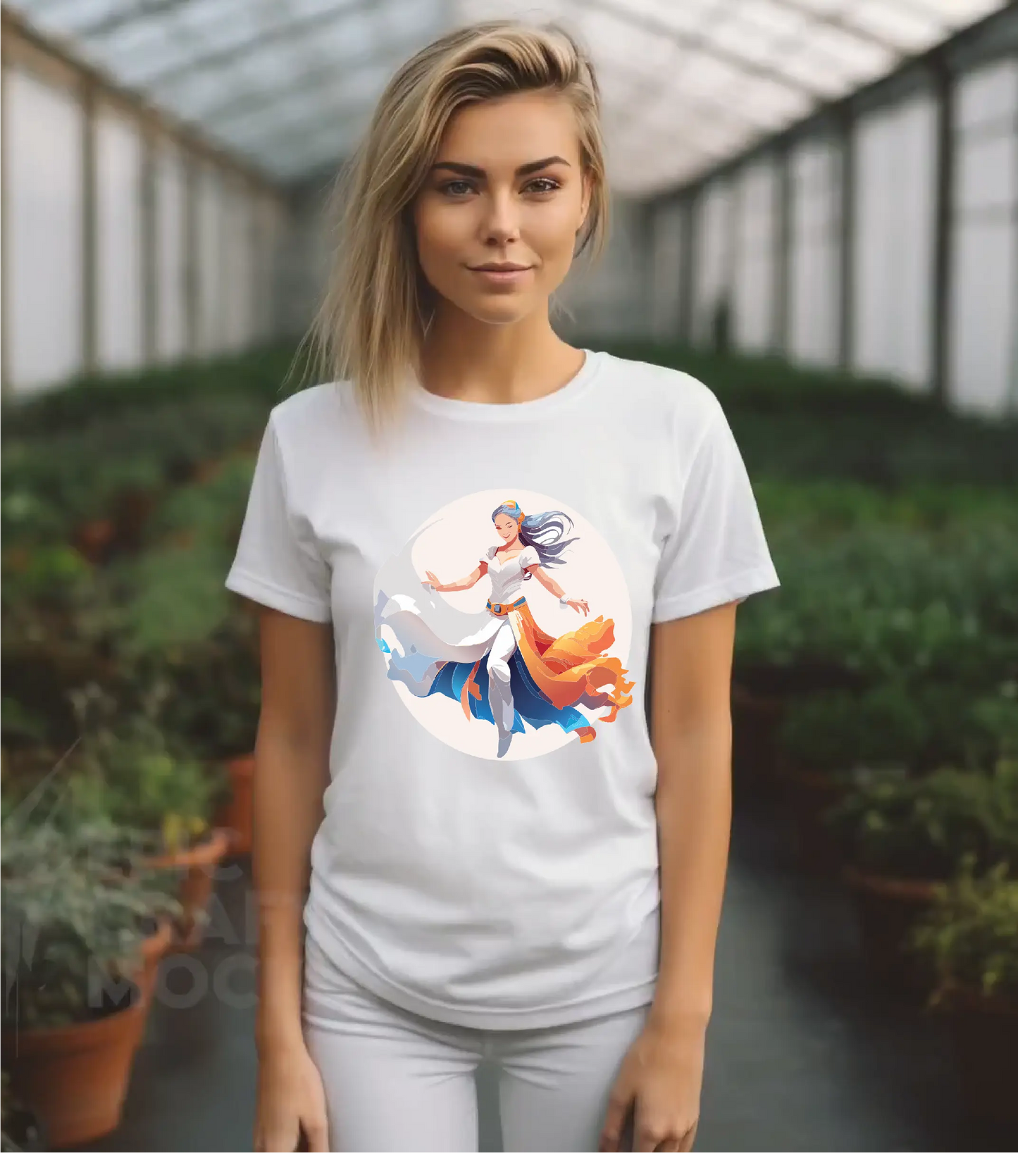 Dancer Graphic Unisex 100 Cotton Staple Tee 13