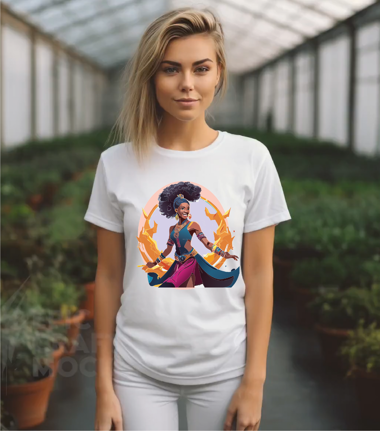 Dancer Graphic Unisex 100 Cotton Staple Tee 21