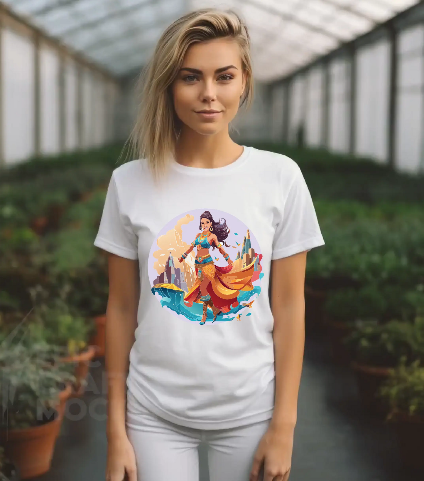Dancer Graphic Unisex 100 Cotton Staple Tee 8