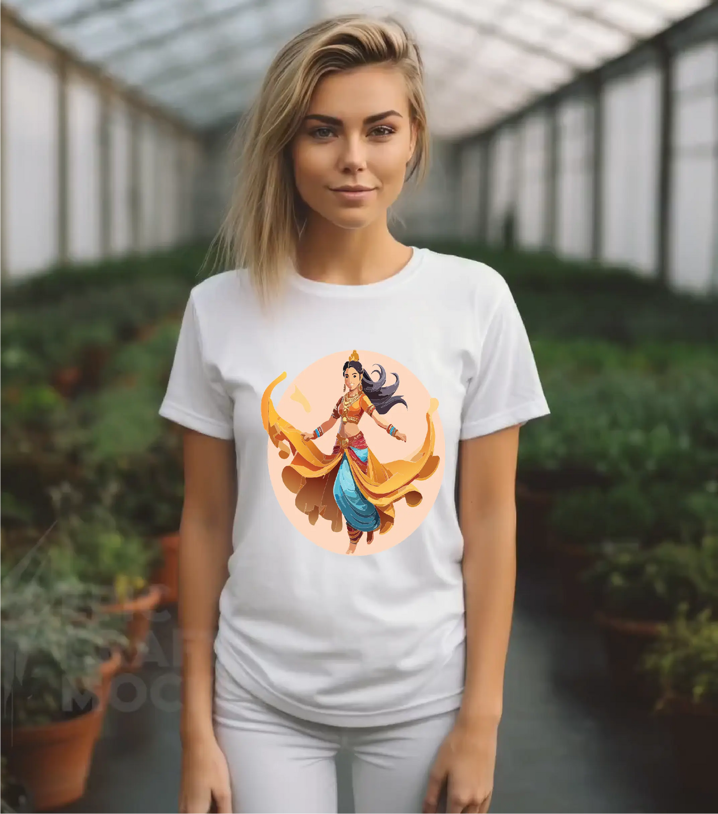 Dancer Graphic Unisex 100 Cotton Staple Tee 7