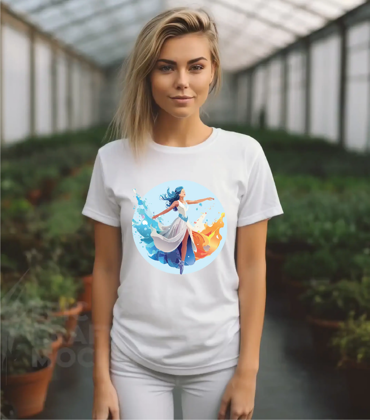 Dancer Graphic Unisex 100 Cotton Staple Tee 6