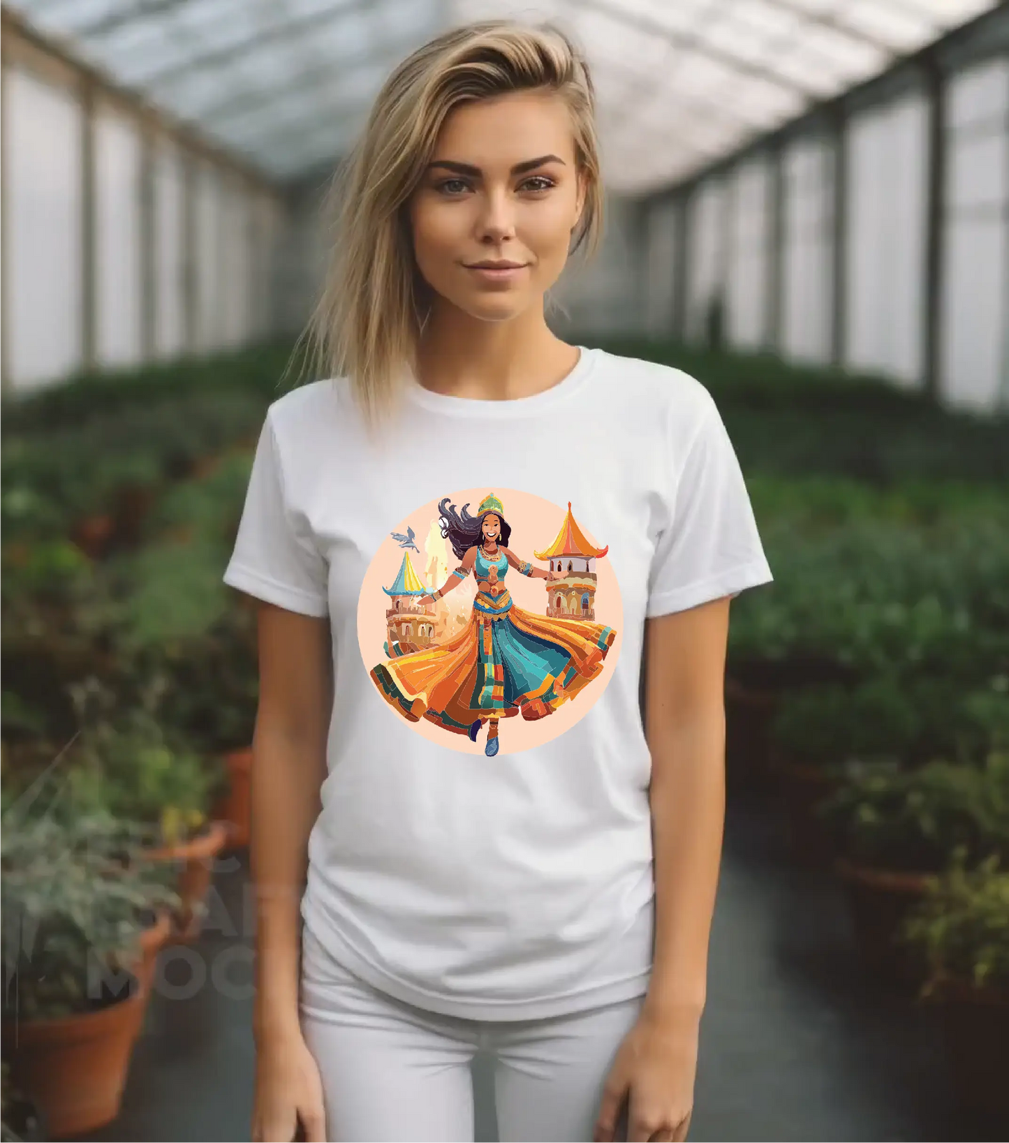 Dancer Graphic Unisex 100 Cotton Staple Tee 5