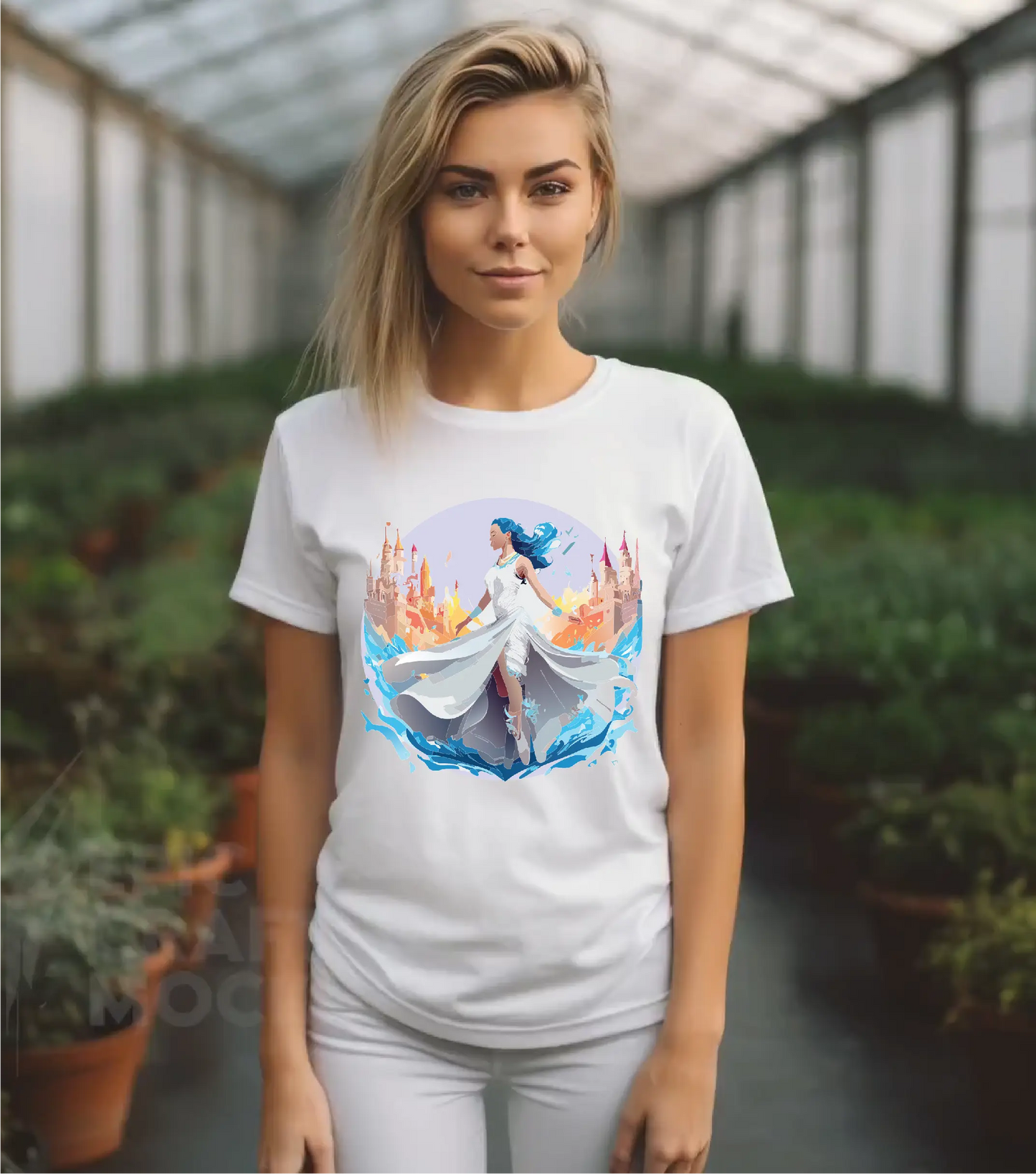 Dancer Graphic Unisex 100 Cotton Staple Tee 3